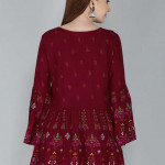 Red regular top